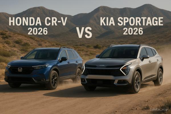 Kia Sportage 2026 vs Honda CR-V – diferencias clave para elegir bien