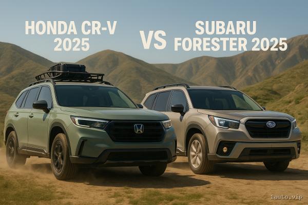 Subaru Forester 2025 vs Honda CR-V 2025 – cuál conviene para familia