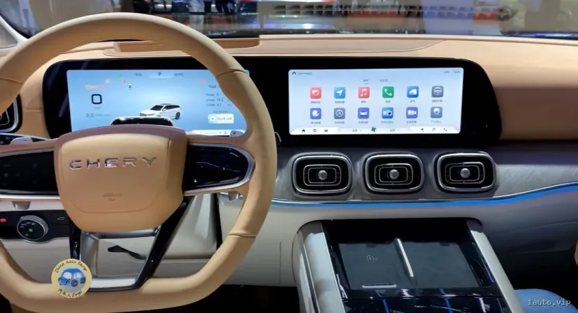 Panel frontal del Chery Tiggo 9 2023