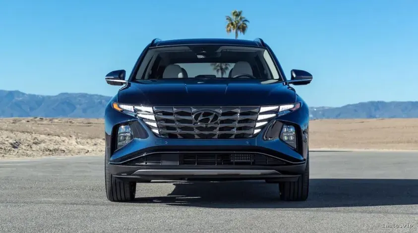 Vista frontal del Hyundai Tucson Plug-in Hybrid 2023