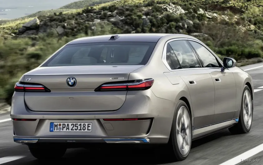 Parte trasera del BMW i7 xDrive60