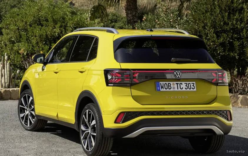 Parte trasera del T-cross 2023