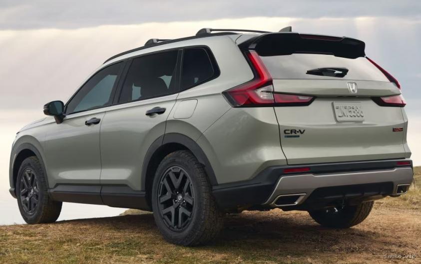 Vista lateral del Honda CR-V