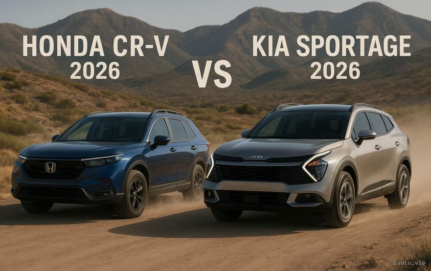 Kia Sportage 2026 vs Honda CR-V – diferencias clave para elegir bien