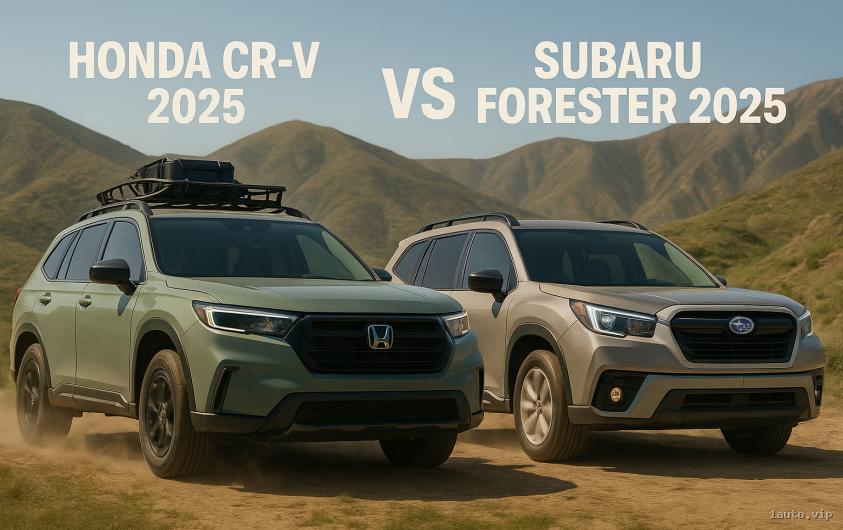 Subaru Forester 2025 vs Honda CR-V 2025 – cuál conviene para familia