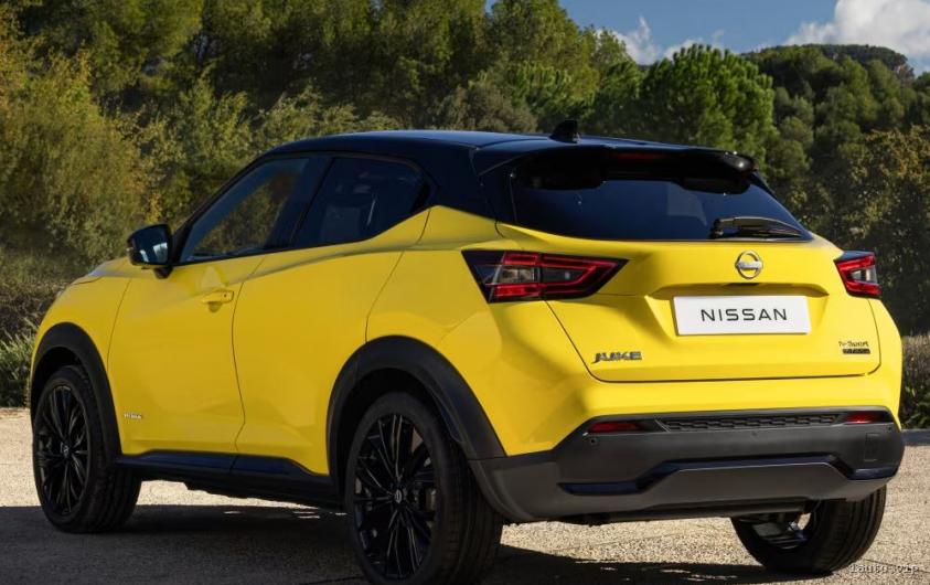 Vista trasera y espacio de carga del Nissan JUKE 2025