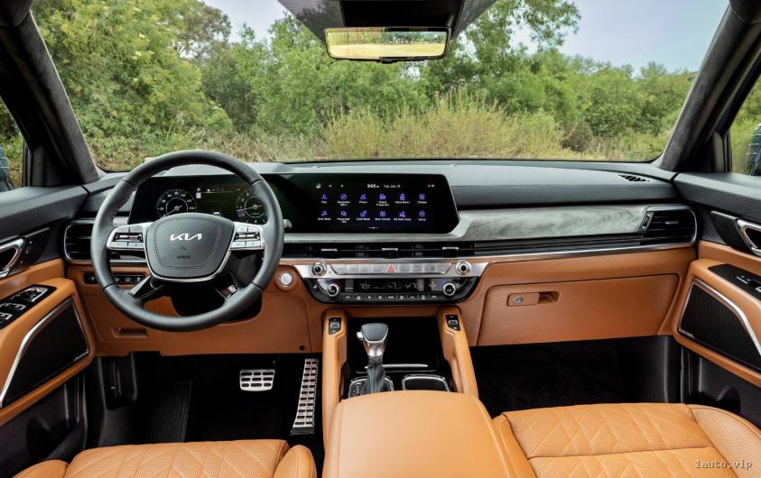 Interior del Kia Telluride 2026