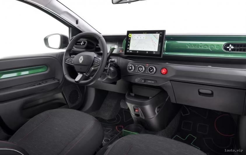 Interior futurista del Renault Twingo Electric
