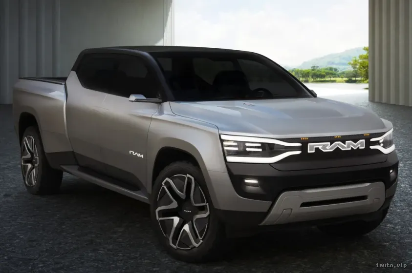 Vista frontal del Ram 1500 Revolution 2023