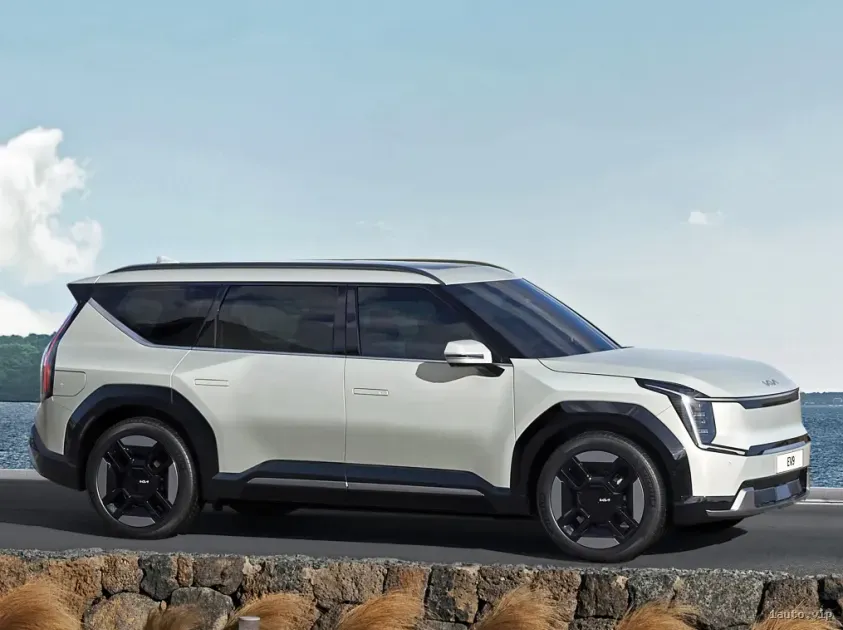 Carrocería Kia EV9 vista lateral
