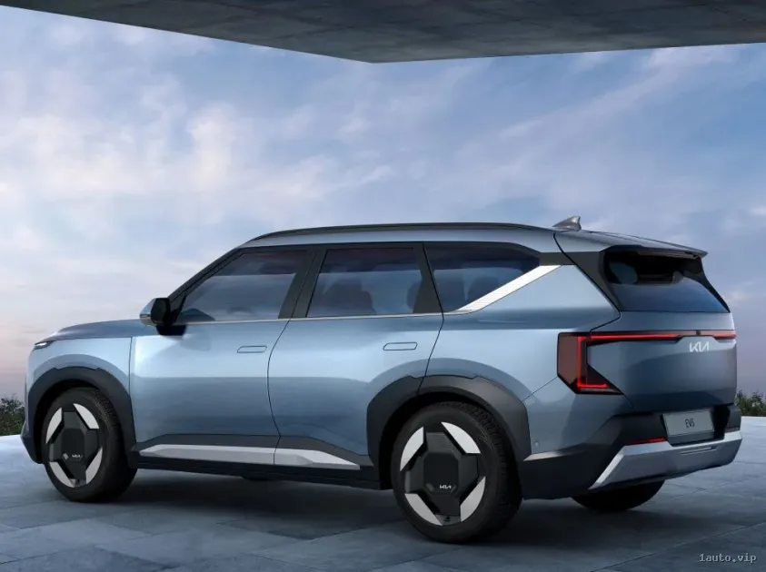 Kia EV5 2025 vista lateral y parachoques trasero