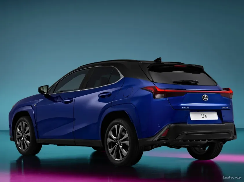 Parte lateral y luces traseras del UX 2025