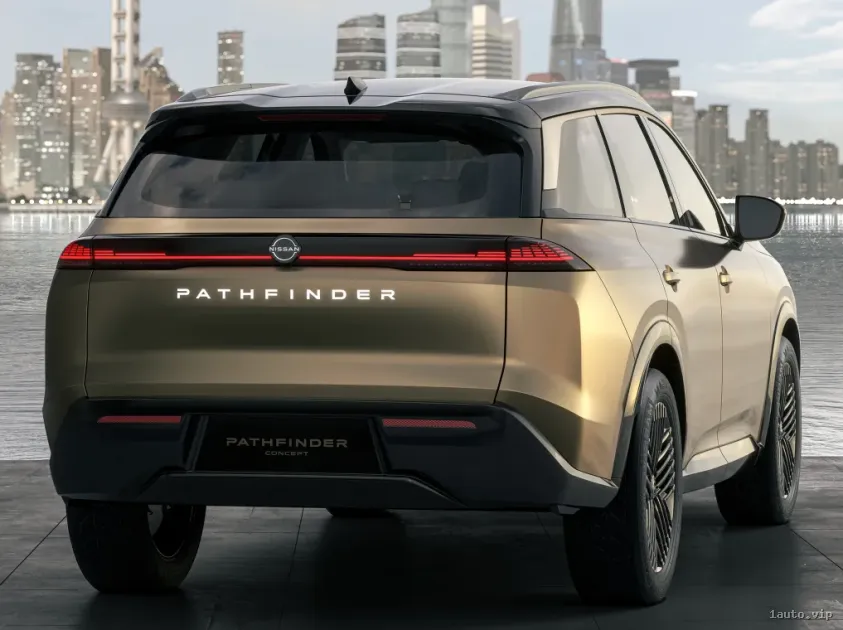 Nissan Pathfinder 2024 para el mercado chino vista trasera