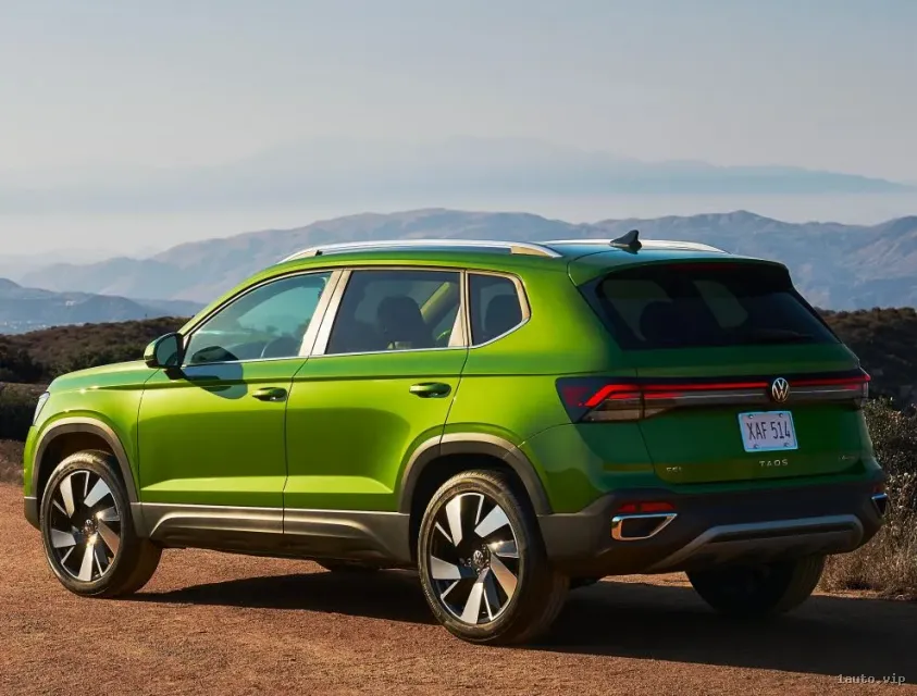 Volkswagen Taos 2025 nuevas luces traseras, nuevos colores y llantas actualizadas